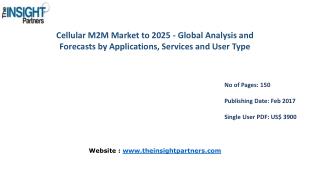 The Insight Partners Releases New Report on Global Cellular M2M Market 2016-2025