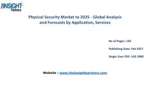 Physical Security Market Shares, Strategies, and Forecasts, Worldwide, 2016 to 2025 |The Insight Partners