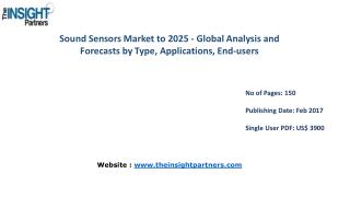 Sound Sensors Market Opportunities, Key Trends, Growth and Analysis to 2025 |The Insight Partners