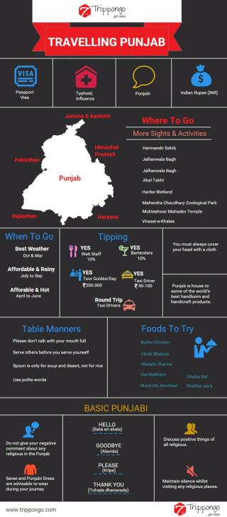 Punjab Travelling Infographic