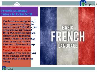 French language Tutions Institute in Delhi