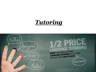 Tutoring