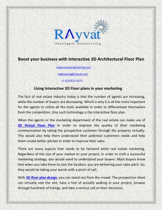 Interactive 3D Architectural Floor Plan