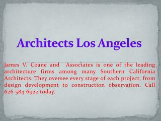 architects los angeles