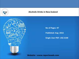 Alcoholic Drinks Market Growth, Share and Trends in New Zealand