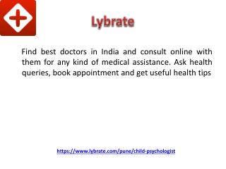 Child Psychologist in Pune - Lybrate