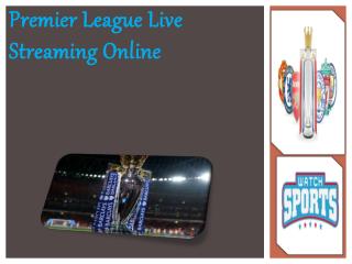 Premier League Live Streaming Online