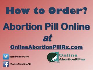 How to order abortion pill online at online abortionpillrx.com