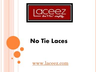 No Tie Laces - www.laceez.com