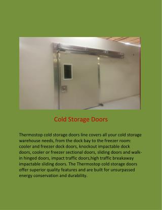 Cold Storage Doors