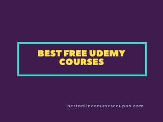 Best Free Udemy Courses