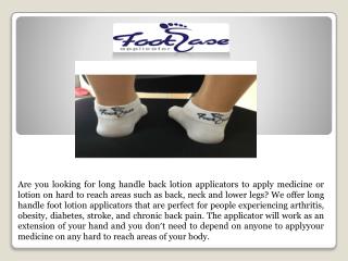 foot ease applicator