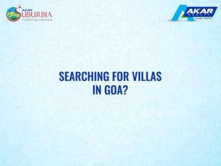 Searching For Villas in Goa