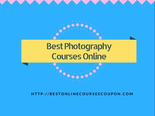 Best Photography Courses Online