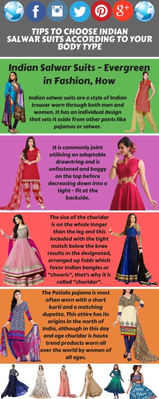 Tips To Choose Indian Salwar Suits According To Your Body Type