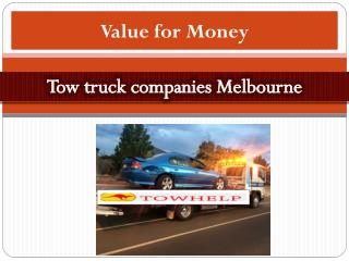 Tow truck companies Melbourne