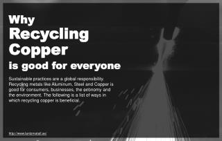 The importance of recycling copper