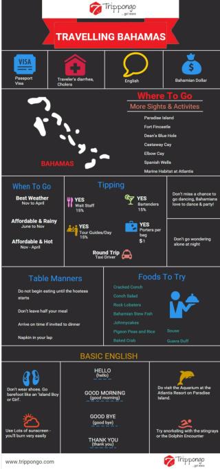 Bahamas Travelling Infographic - Trippongo