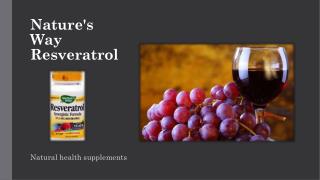 tasmanhealth.co.nz | Nature's Way Resveratrol