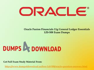 Download Free Oracle 1Z0-508 Dumps Sample Questions