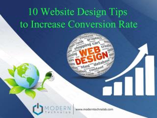 10 Web Design tips to Increase Conversion Rate