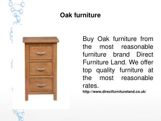 Oak furniture