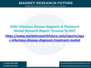 APAC Infectious Disease Diagnosis & Treatment Market Growth factors, Regional Analysis Forecast to 2027