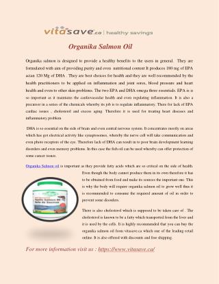 Organika Salmon Oil