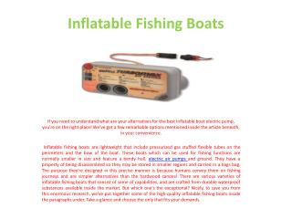 Best Inflatable Fishing Boats