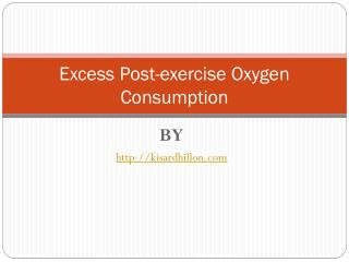 Excess Post-exercise Oxygen Consumption