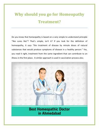 Benefits Associated with Homeopathy Treatments