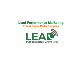 Lead Performance Marketing