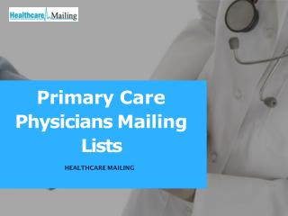 primary care physicians email lists