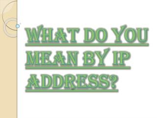 Easiest Way to Find Your IP Address