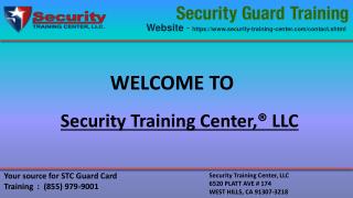 Security guard license