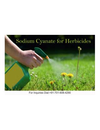 Sodium Cyanate for Herbicides - Alaska Zyanate