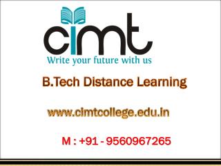 Best Distance Engineering Courses in Noida | Cimt College