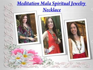 Meditation Mala Spiritual Jewelry Necklace