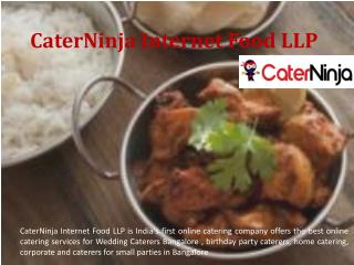 Cater Ninja - Wedding Caterers Bangalore