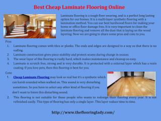 Best Cheap Laminate Flooring Online