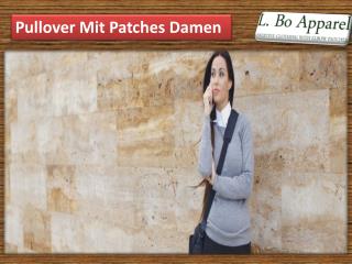 Pullover Mit Patches Damen