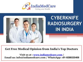 cyberknife treatment in india