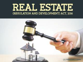 More About Real Estate Regulation and Development Act, 2016