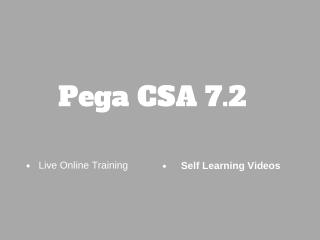 Live Pega CSA Training | Self Learning Videos | PegaGang