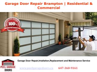 Garage Door Repair Brampton | Residential & Commercial Services