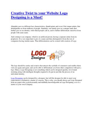 Website logo Designing
