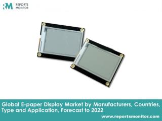E-paper Display Global Market Analysis