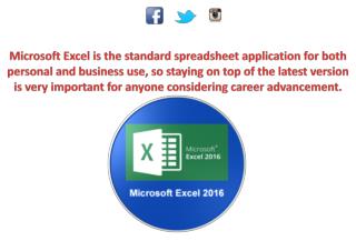 Microsoft Excel 2016 Courses