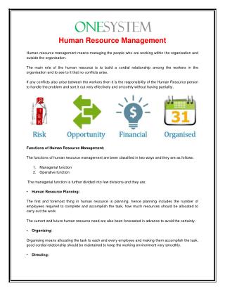 Human Resource Management Software