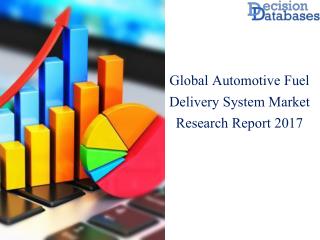 Worldwide Automotive Fuel Delivery System Market Manufactures and Key Statistics Analysis 2017